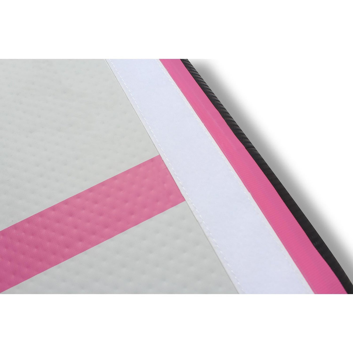 Detail van MMS AirTrack Basic roze variant met sterke randafwerking