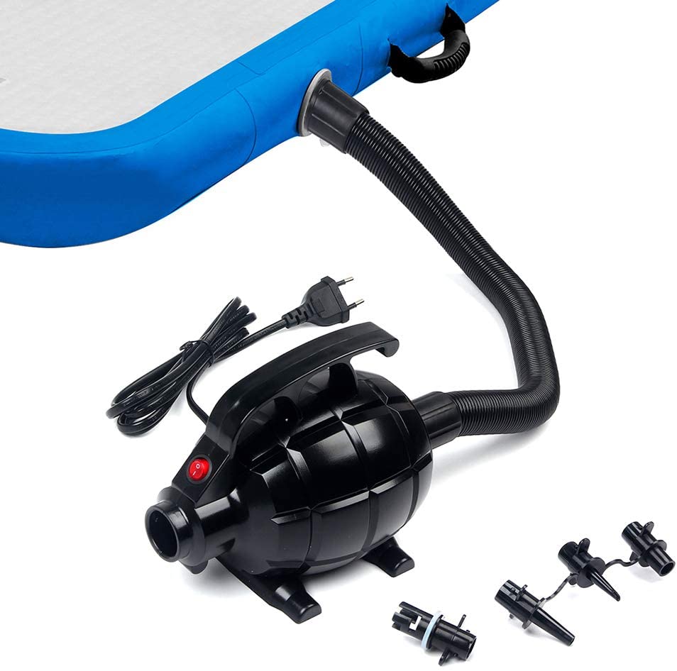 Accessoires bij MMS AirTrack Plus inclusief pomp en slang