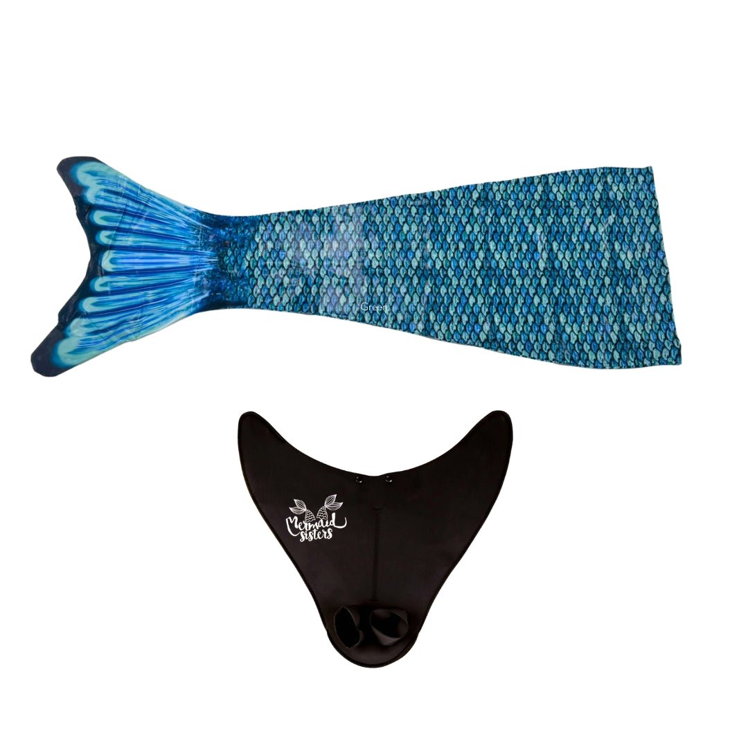 Zeemeermin Set Green Glacier Tail XXL