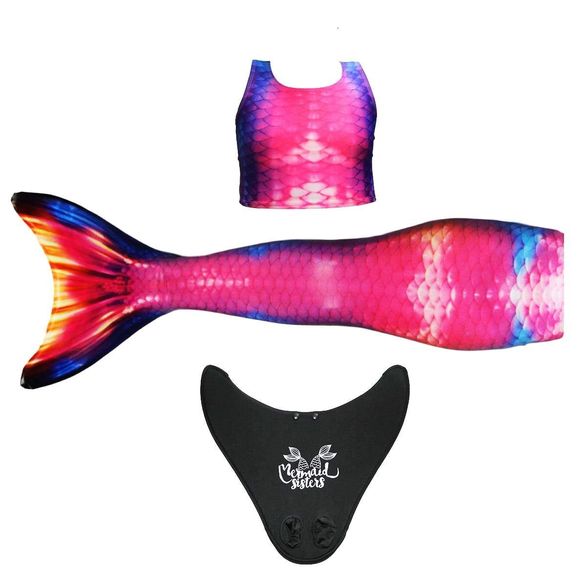 Zeemeermin staart Tropical Sunset