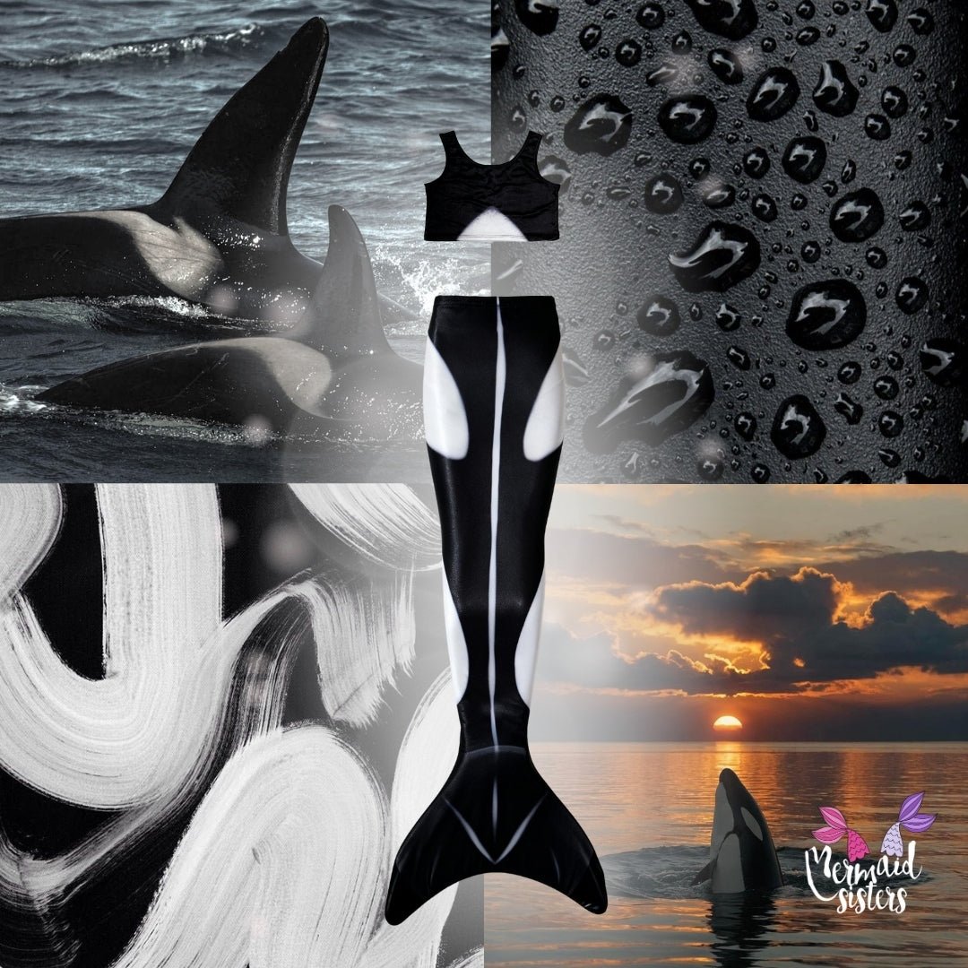 Losse Zeemeermin staart Orca