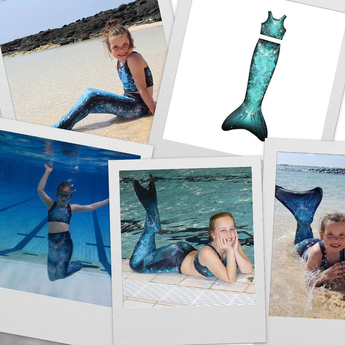 Mermaid Tail Sparkle Splash