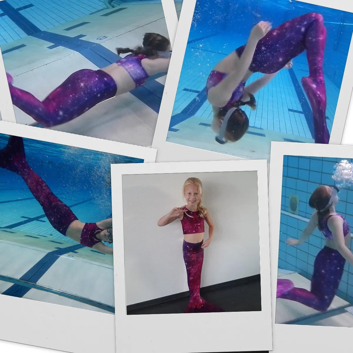 Mermaid Tail Star of the Sea Purple