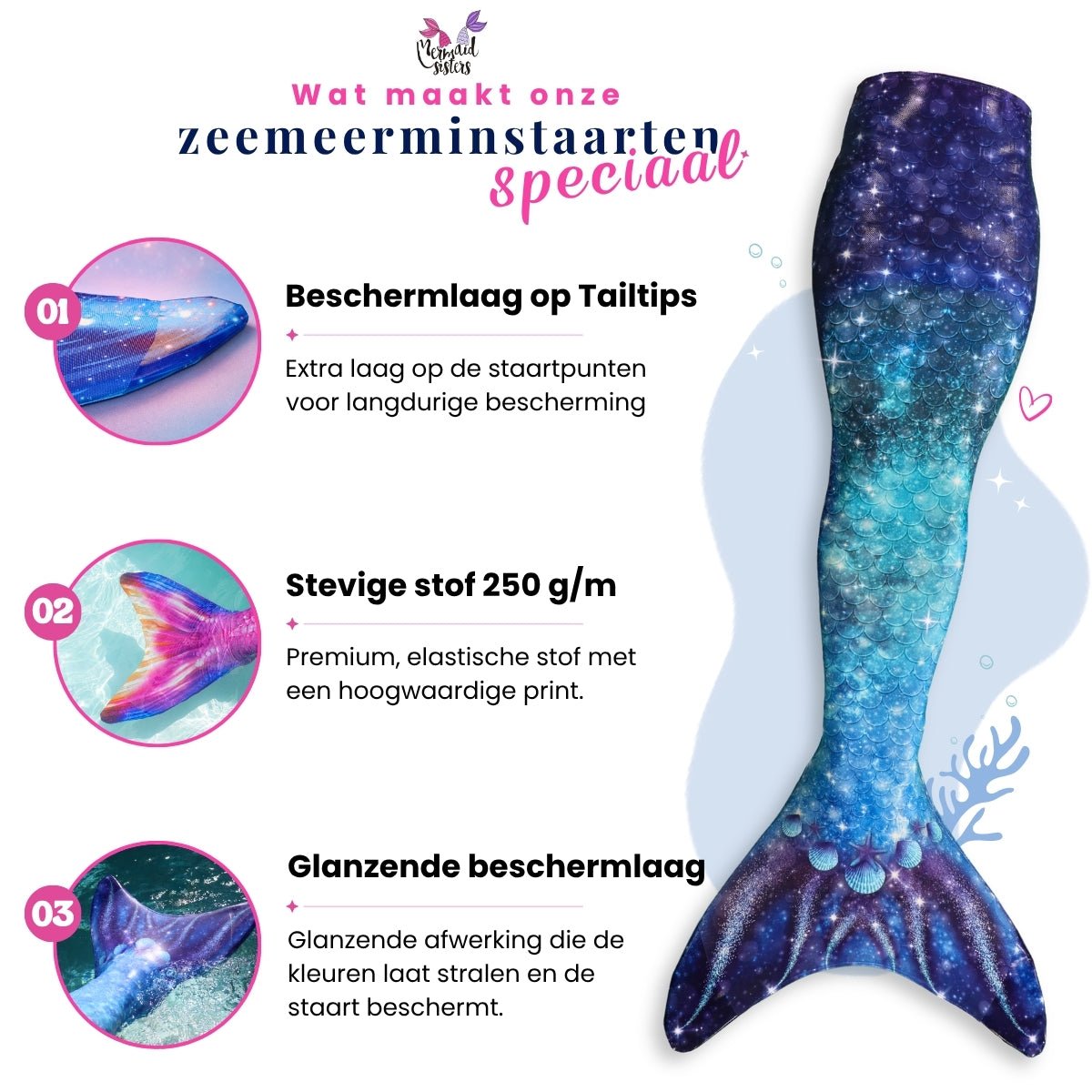 Mermaid Set Star of the Sea Blue