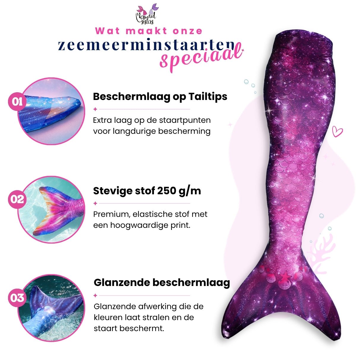 Meerjungfrauenschwanz Star of the Sea Purple