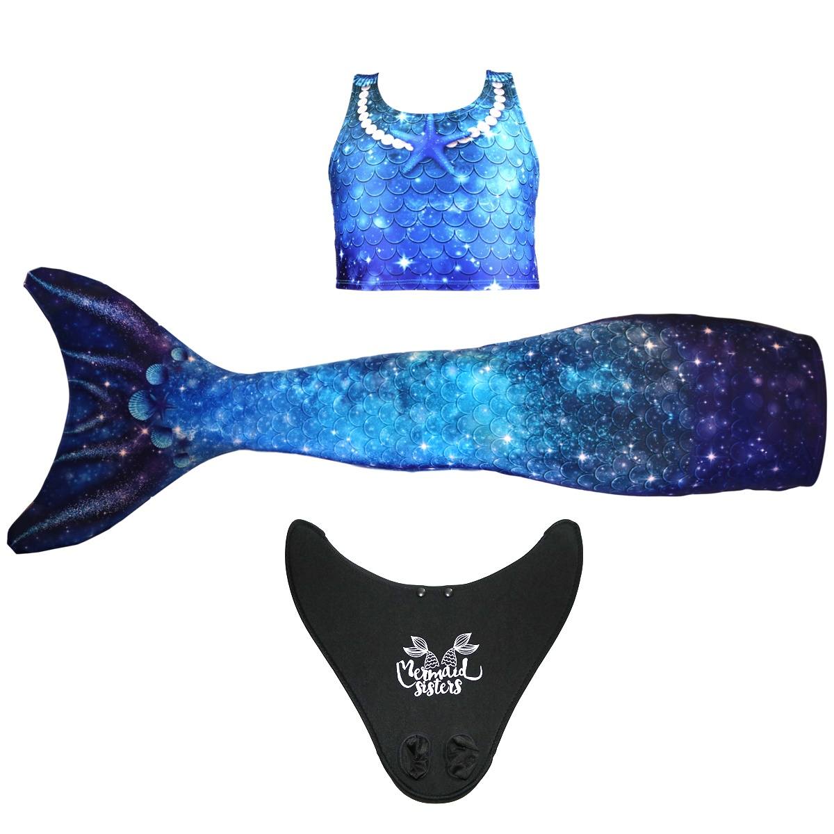 staart Star of the Sea Blue met monovin - Mermaid