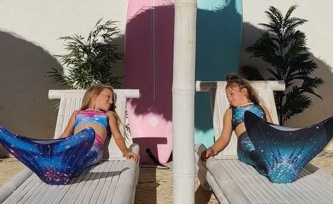 De Mermaid Sisters Tara en Isa